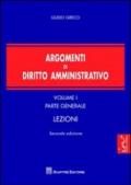 Argomenti di diritto amministrativo: 1