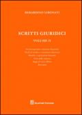 Scritti giuridici: 2