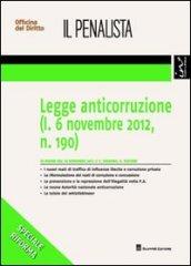 Legge anticorruzione (l. 6 novembre 2012, n. 190)