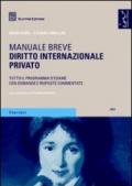 Diritto internazionale privato. Manuale breve