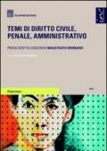 Temi di diritto civile, penale, amministrativo. Prova scritta concorso magistrato ordinario