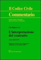 L'interpretazione del contratto. Art. 1362-1371