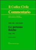 Le persone fisiche. Artt. 1-10