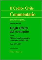 Degli effetti del contratto. Artt. 1372-1373