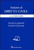 Società in generale. Società di persone