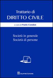 Società in generale. Società di persone