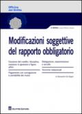 Modificazioni soggettive del rapporto obbligatorio