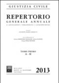 Repertorio generale annuale di legislazione, bibliografia, giurisprudenza 2013