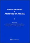 Scritti in onore di Antonio D'Atena