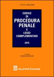 Codice di procedura penale e leggi complementari