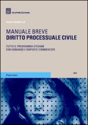 Diritto processuale civile. Manuale breve