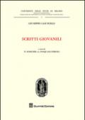 Scritti giovanili