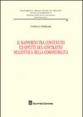 Il rapporto tra contenuto ed effetti del contratto nell'ottica della compatibilità