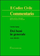 Dei beni in generale. Artt. 810-821