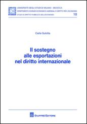 Il sostegno alle esportazioni nel diritto internazionale