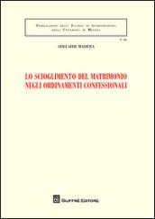 Lo scioglimento del matrimonio negli ordinamenti confessionali