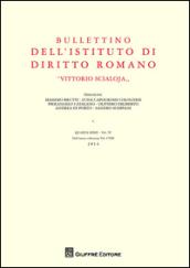 Bullettino diritto romano (2014)