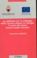 Le politiche per lo sviluppo delle risorse umane in Europa: il ruolo del nuovo Fondo sociale europeo