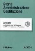 Storia amministrazione Costituzione. Annali. 9.