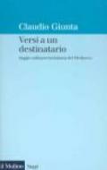 Versi a un destinatario. Saggio sulla poesia italiana del Medioevo