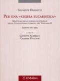 Per una «Chiesa eucaristica». Rilettura della portata dottrinale della costituzione liturgica del Vaticano II. Lezioni del 1965