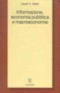 Informazione, economia pubblica e macroeconomia