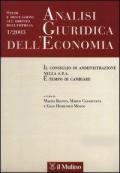Analisi giuridica dell'economia (2003). Vol. 1