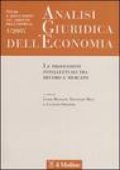 Analisi giuridica dell'economia (2005). 1.Le professioni intellettuali tra decoro e mercato