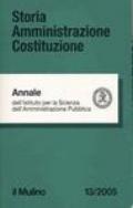 Storia amministrazione Costituzione. Annali. 13.