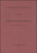 Scritti novecenteschi