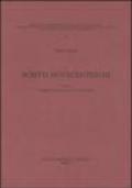 Scritti novecenteschi