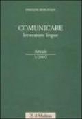 Comunicare letterature lingue (2007). 7.