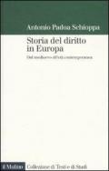 Storia del diritto in Europa. Dal Medioevo all'età contemporanea