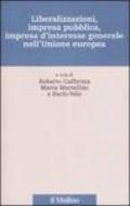 Liberalizzazioni, impresa pubblica, impresa d'interesse generale nell'Unione Europea