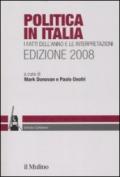 Politica in Italia. I fatti dell'anno e le interpretazioni (2008)