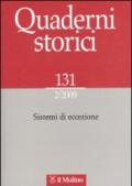 Quaderni storici (2009). 2.Sistemi di eccezione