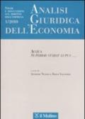 Analisi giuridica dell'economia (2010). 1.