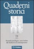 Quaderni storici (2011). 1.Normale/patologico, sano/malato dal medioevo al contemporaneo
