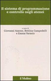 Il sistema di programmazione e controllo negli atenei