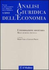 Analisi giuridica dell'economia (2013). 1.