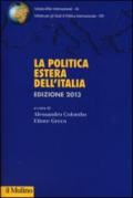 La politica estera dell'Italia 2013