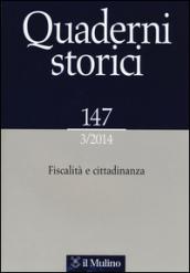 Quaderni storici (2014). 3.Fiscalità e cittadinanza