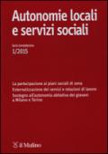 Autonomie locali e servizi sociali (2015). 1.