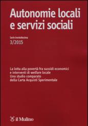 Autonomie locali e servizi sociali (2015). 3.