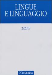 Lingue e linguaggio (2015). 2.