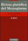 Rivista giuridica del Mezzogiorno (2015). 3.