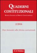 Quaderni costituzionali (2016). 2.