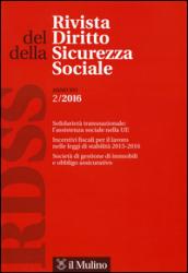 Rivista del diritto della sicurezza sociale (2016). 2.