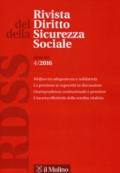 Rivista del diritto della sicurezza sociale (2016). 4.