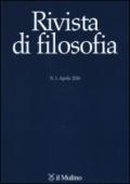 Rivista di filosofia (2016). 1.